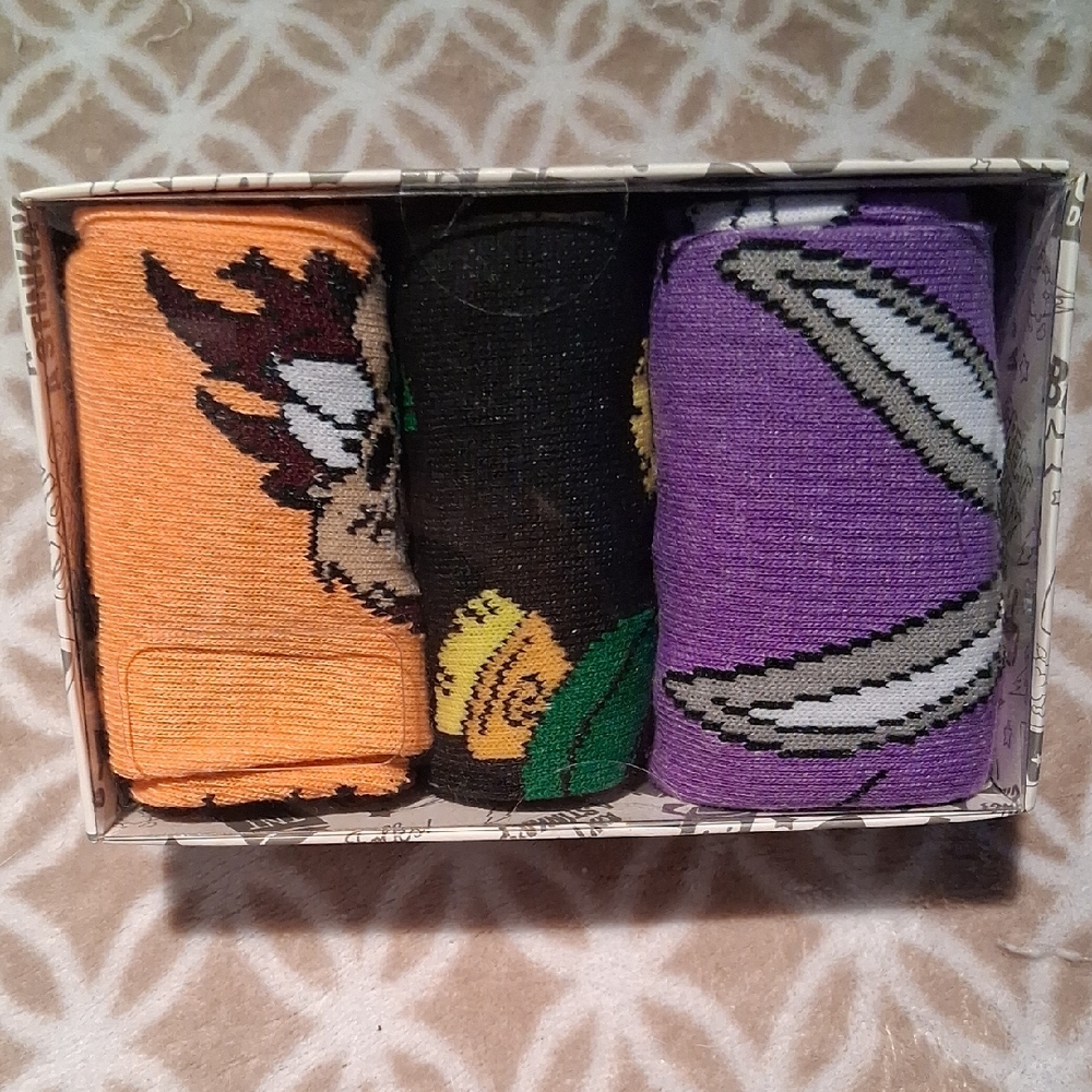 Warner Bros. Cartoon Character Socks - Vibrant Trio